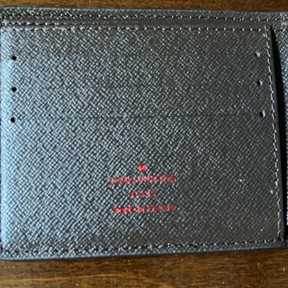 Authentic LOUIS VUITTON Portefeuille Marco Wallet Damier Ebene - Picture 4 of 4